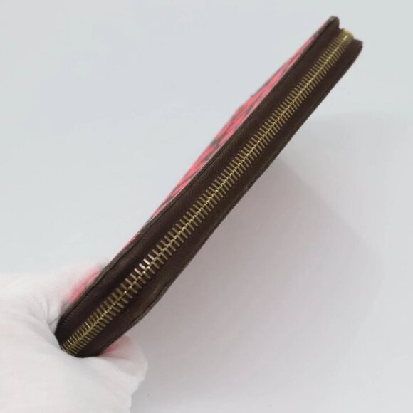 LOUIS VUITTON Monogram Graffiti Zippy Wallet Pink - Picture 10 of 16